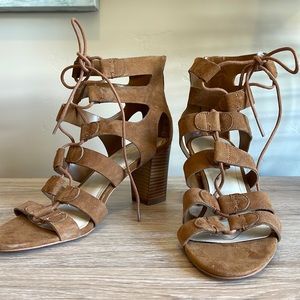 Marc Fisher Lace/Zipper Heels